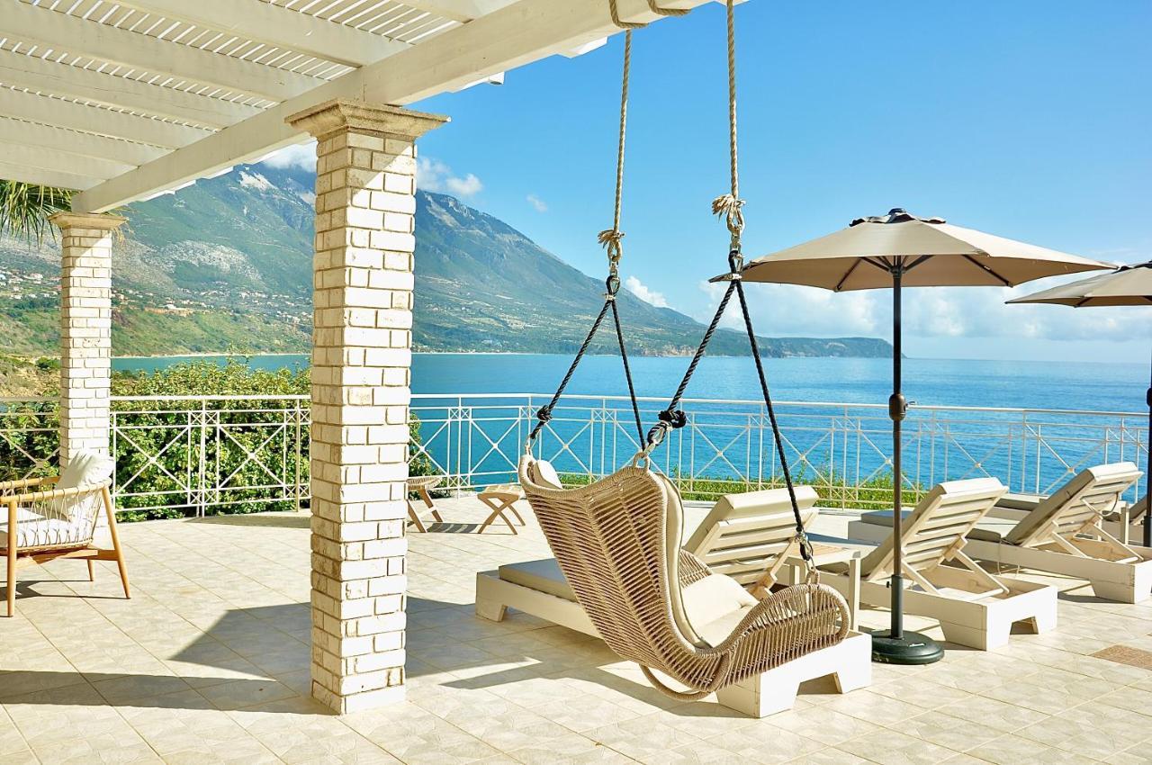 Stone Villa Kefaloniaprivatevillas Trapezaki  Exteriör bild