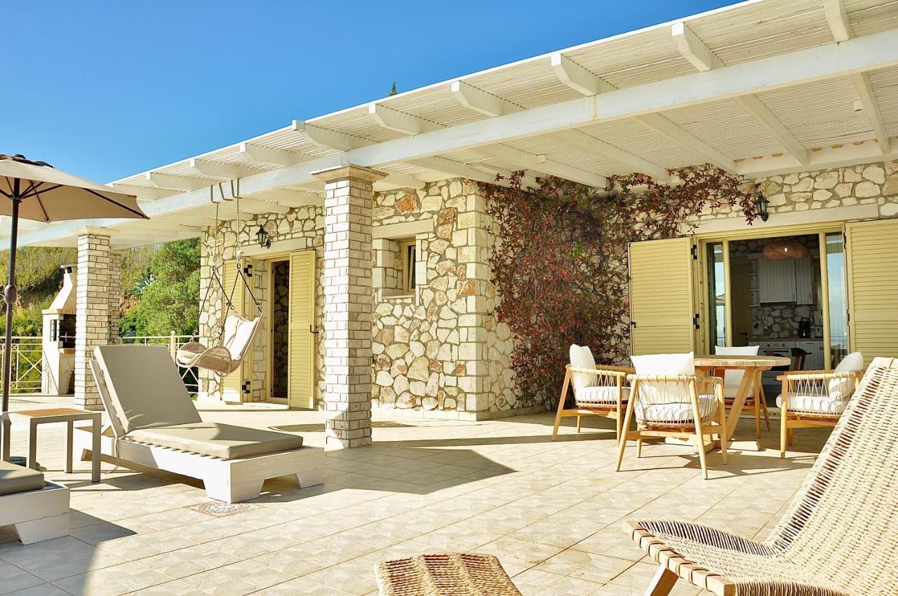 Stone Villa Kefaloniaprivatevillas Trapezaki  Exteriör bild