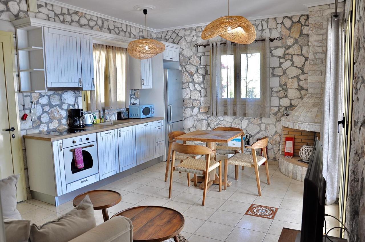 Stone Villa Kefaloniaprivatevillas Trapezaki  Exteriör bild