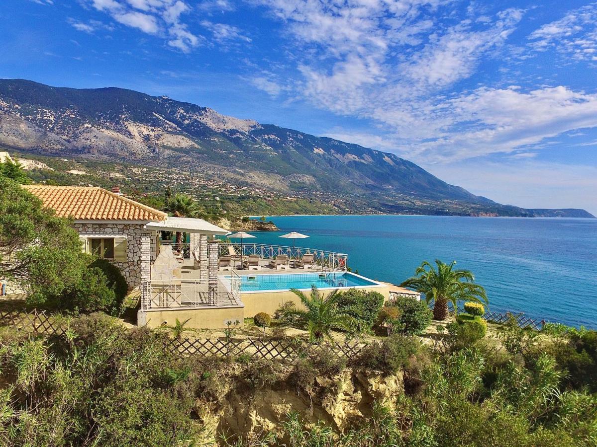 Stone Villa Kefaloniaprivatevillas Trapezaki  Exteriör bild